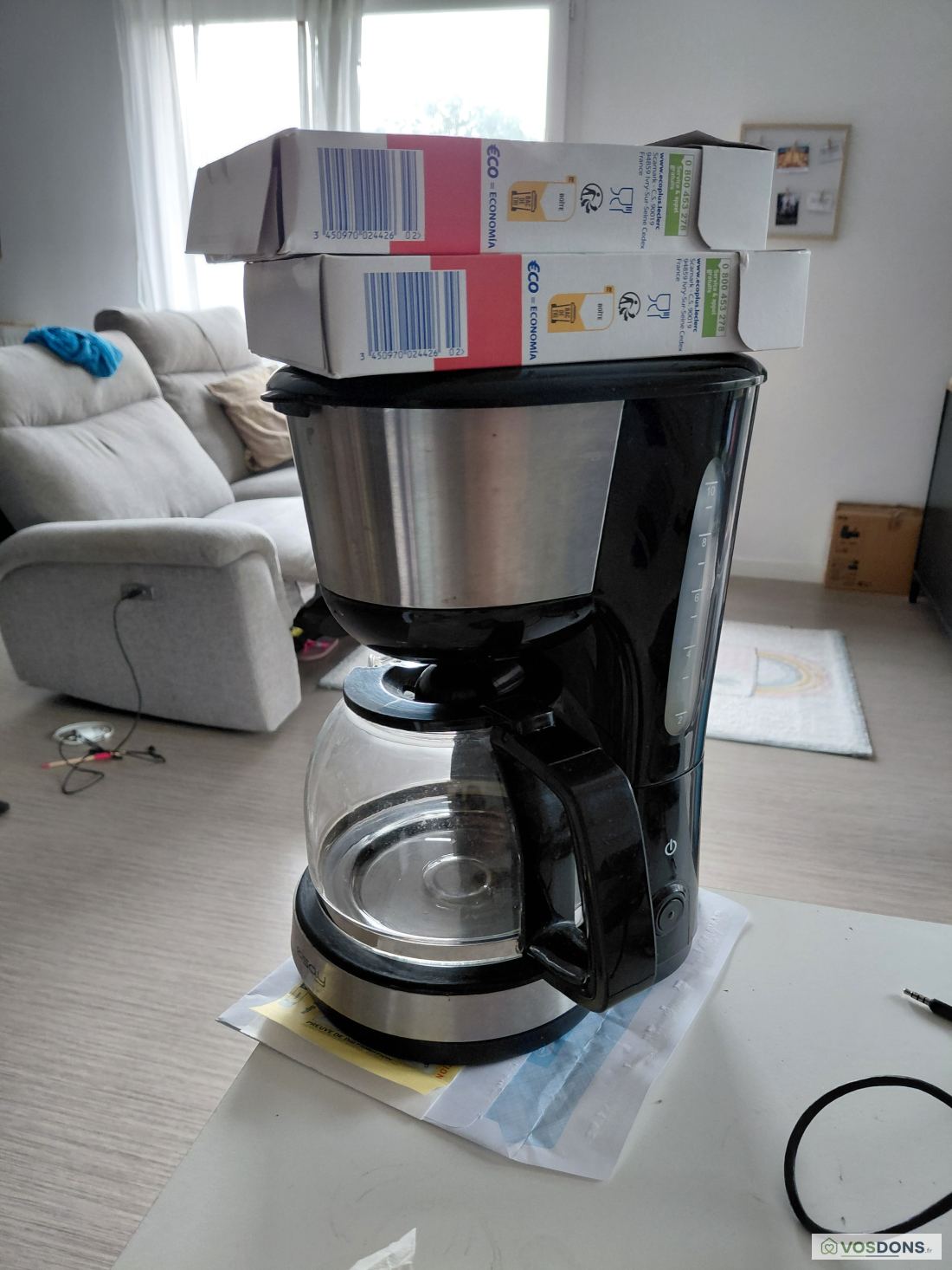 Cafetière  + 2 paquets de filtres — don gratuit à Cahors